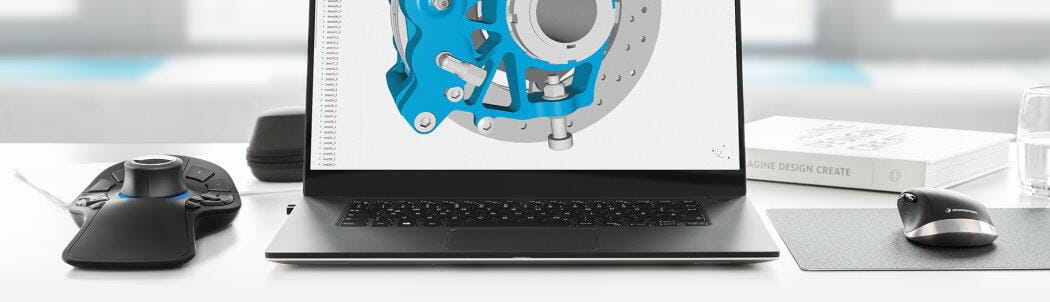 3dspacemoue_pro_wireless-3d-software-applicaties Meeslepende navigatie van 3D Engineering Design